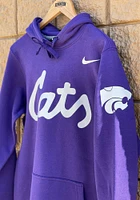 Nike K-State Wildcats Mens 2019 Football Club Fleece Long Sleeve Hoodie