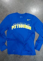 Nike Pitt Panthers Blue Arch Long Sleeve T-Shirt