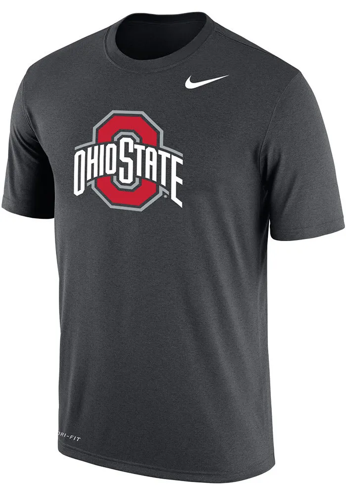 Nike Ohio State Buckeyes Big Logo Dri-FIT Short Sleeve T Shirt