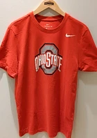 Nike Ohio State Buckeyes Red Big Logo Dri-FIT Short Sleeve T Shirt