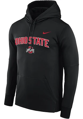 Nike Ohio State Buckeyes Mens Black Therma Essential Hood