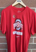 Nike Ohio State Buckeyes Football Dri-FIT Short Sleeve T Shirt