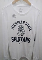 Nike Michigan State Spartans White Legend Long Sleeve T Shirt
