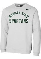 Nike Michigan State Spartans Mens Club Fleece Long Sleeve Crew Sweatshirt
