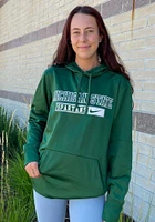 Nike Michigan State Spartans Mens Green Therma Hood