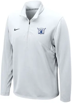 Nike Kentucky Wildcats Mens White Training Long Sleeve 1/4 Zip Pullover