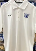 Nike Kentucky Wildcats Mens White Varsity Short Sleeve Polo