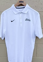 Nike Michigan State Spartans Mens White Varsity Short Sleeve Polo