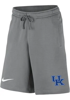 Nike Kentucky Wildcats Mens Grey Club Fleece Shorts