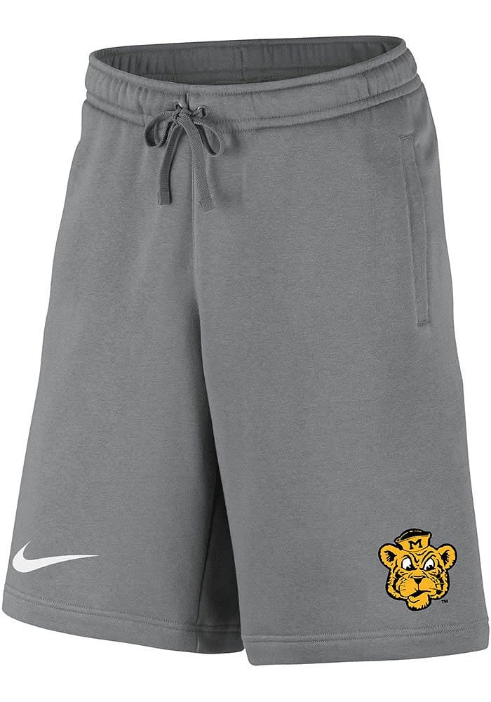 Nike Missouri Tigers Mens Grey Club Fleece Shorts