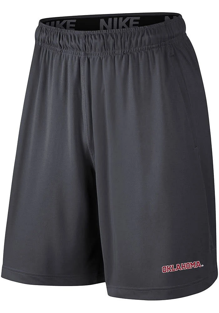 Nike Oklahoma Sooners Mens Grey Fly 2.0 Shorts