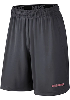 Nike Oklahoma Sooners Mens Grey Fly 2.0 Shorts