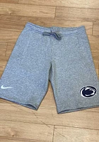 Nike Penn State Nittany Lions Mens Grey Club Fleece Shorts