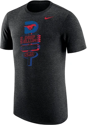 Nike SMU Mustangs Black Deep Ellum Short Sleeve Fashion T Shirt