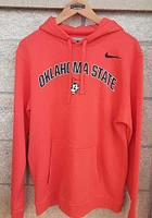 Nike Oklahoma State Cowboys Mens Orange Club Fleece Arch Mascot Long Sleeve Hoodie