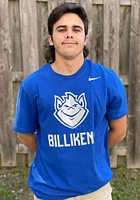 Nike Saint Louis Billikens Blue Core Name Drop Short Sleeve T Shirt