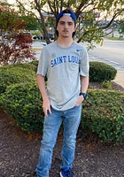 Nike Saint Louis Billikens Grey Dri-FIT Arch Name Short Sleeve T Shirt