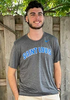 Nike Saint Louis Billikens Grey Legend Arch Name Short Sleeve T Shirt