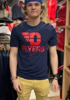 Nike Dayton Flyers Navy Blue Dri-FIT Name Drop Short Sleeve T Shirt