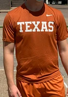Nike Texas Longhorns Burnt Orange Legend Wordmark Short Sleeve T Shirt