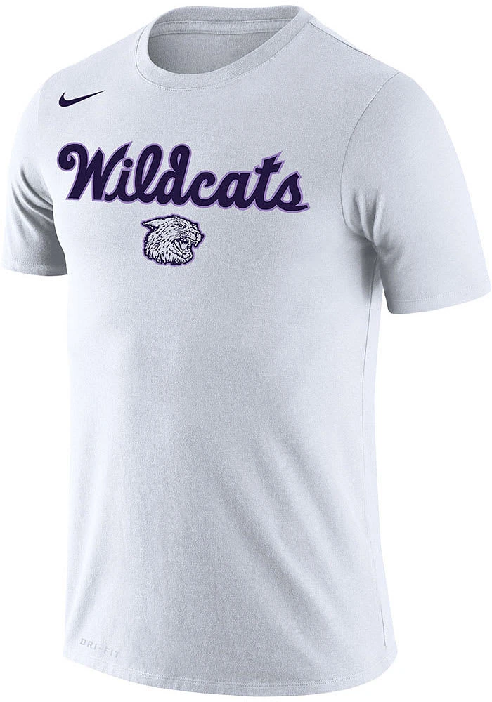 Nike K-State Wildcats White 2019 Basketball Short Sleeve T Shirt