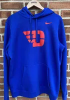 Nike Dayton Flyers Mens Blue Club Fleece Long Sleeve Hoodie