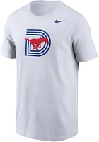 Nike SMU Mustangs White DriFIT Triple D Short Sleeve T Shirt