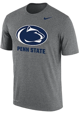 Nike Penn State Nittany Lions Grey Dri-FIT Name Drop Short Sleeve T Shirt