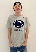 Nike Penn State Nittany Lions Grey Dri-FIT Name Drop Short Sleeve T Shirt