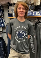 Nike Penn State Nittany Lions Grey Legend Circle Graphic Short Sleeve T Shirt