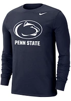 Nike Penn State Nittany Lions Navy Blue Dri-FIT Name Drop Long Sleeve T Shirt