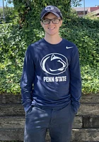 Nike Penn State Nittany Lions Navy Blue Dri-FIT Name Drop Long Sleeve T Shirt