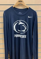 Nike Penn State Nittany Lions Navy Blue Dri-FIT Name Drop Long Sleeve T Shirt
