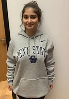 Nike Penn State Nittany Lions Mens Grey Club Fleece Long Sleeve Hoodie