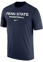 Nike Penn State Nittany Lions Navy Blue Dri-FIT Basketball Short Sleeve T Shirt
