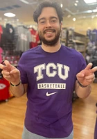 Nike TCU Horned Frogs Purple Core Basketball Short Sleeve T Shirt