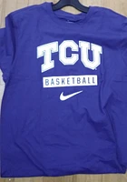 Nike TCU Horned Frogs Purple Core Basketball Short Sleeve T Shirt