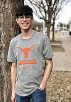 Nike Texas Longhorns Grey Core Football Short Sleeve T Shirt
