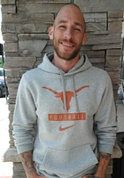 Nike Texas Longhorns Mens Grey Club Fleece Football Long Sleeve Hoodie