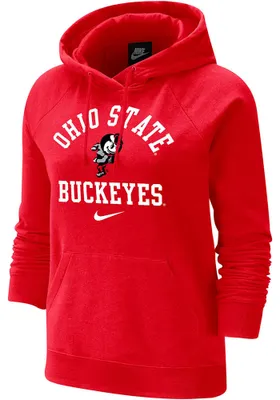 Nike Ohio State Buckeyes Womens Varsity Fleece Hooded Sweatshirt