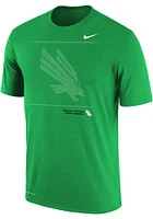 Nike North Texas Mean Green Sideline Team Issue Short Sleeve T Shirt