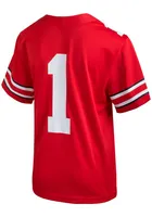 Nike Ohio State Buckeyes Toddler Red Sideline Replica 21 No 1 Football Jersey