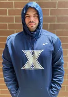 Nike Xavier Musketeers Mens Navy Blue Therma Essential Hood