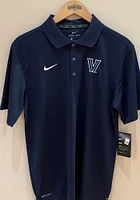 Nike Villanova Wildcats Mens Navy Blue Varsity Short Sleeve Polo