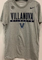 Nike Villanova Wildcats Grey Dri-FIT Flat Name Mascot Short Sleeve T Shirt