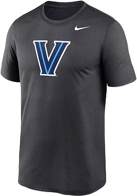 Nike Villanova Wildcats Grey Dri-FIT Legend Short Sleeve T Shirt