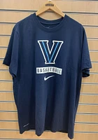 Nike Villanova Wildcats Navy Blue Dri-FIT Basketball Short Sleeve T Shirt