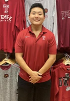 Nike Temple Owls Mens Crimson Varsity Short Sleeve Polo
