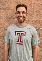 Nike Temple Owls Grey Dri-FIT Big Logo Short Sleeve T Shirt