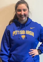 Nike Pitt Panthers Mens Blue Club Fleece Mascot Long Sleeve Hoodie